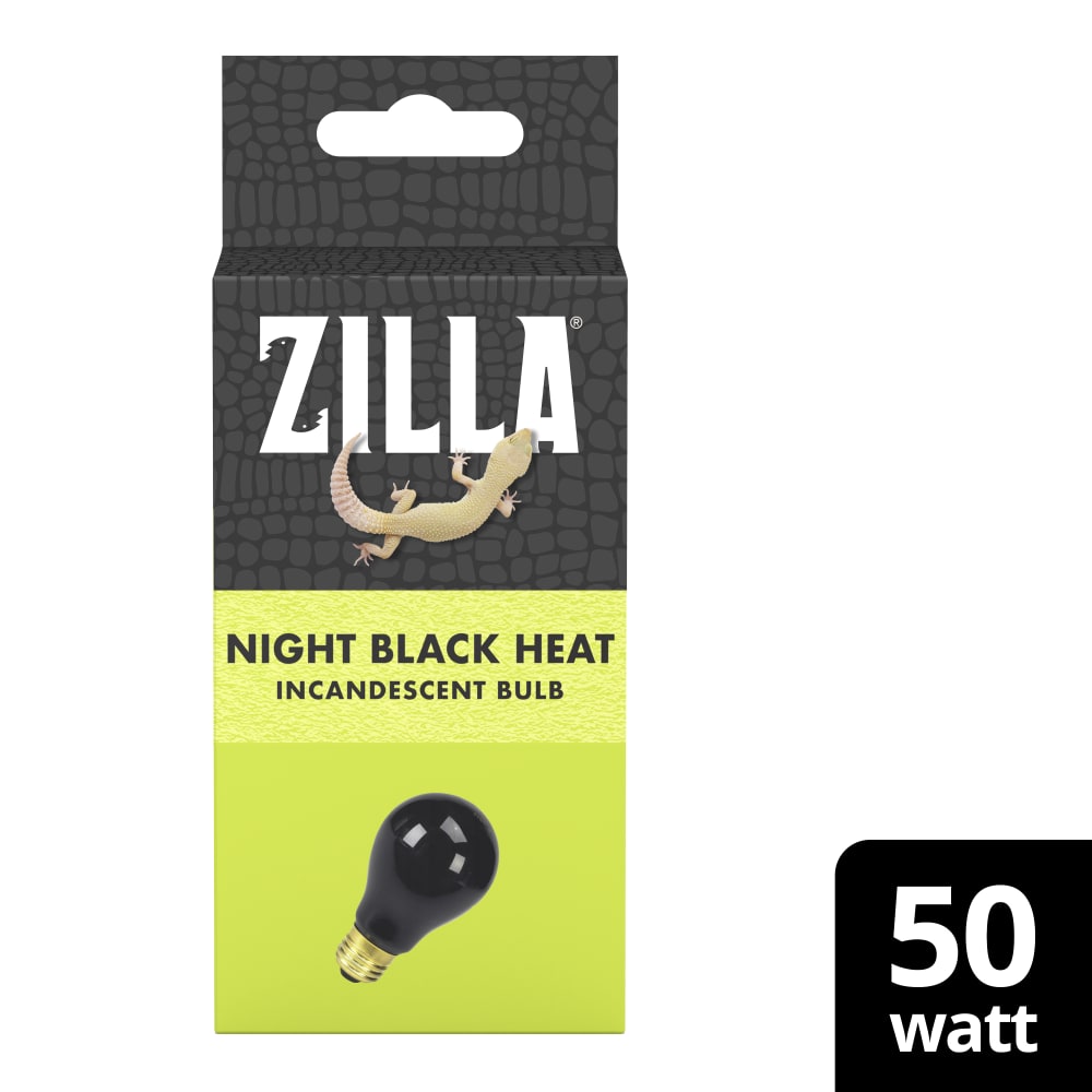Zilla incandescent bulb for reptiles in night black in lime green packaging