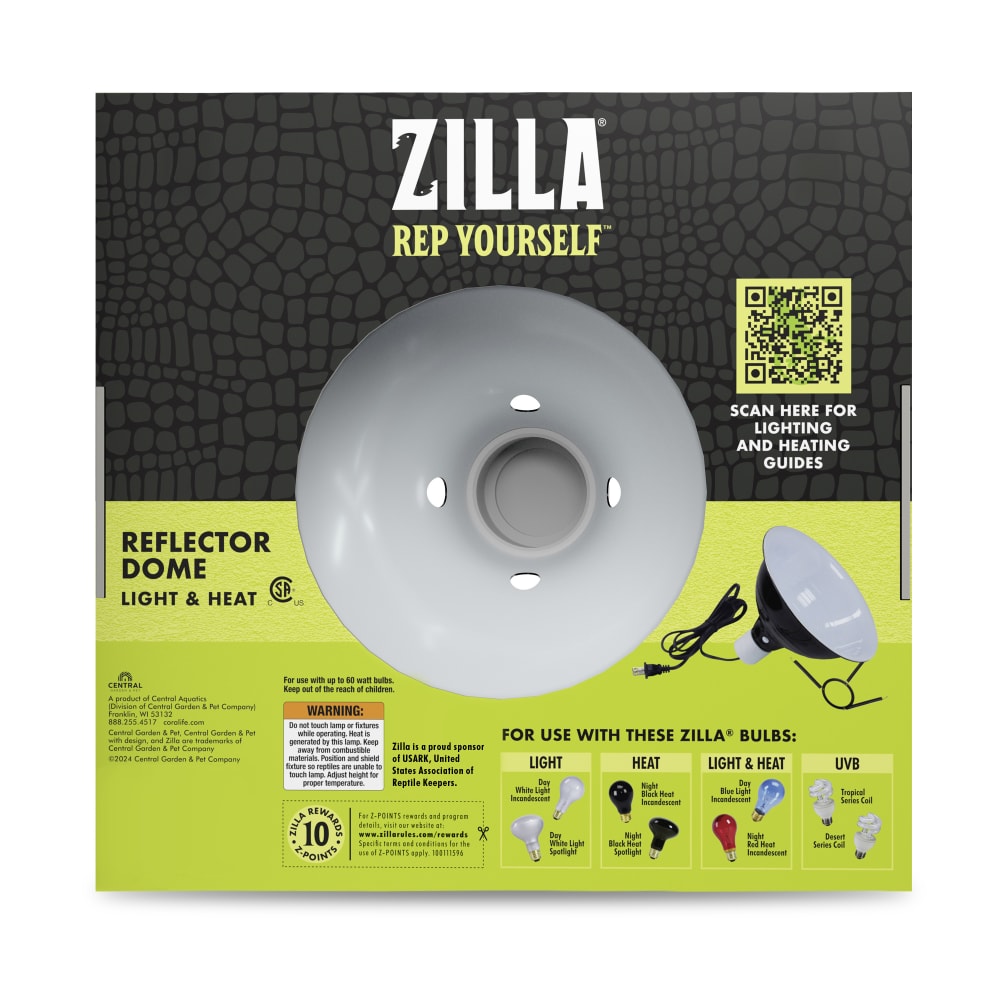 Retail package for zilla premium reflector dome