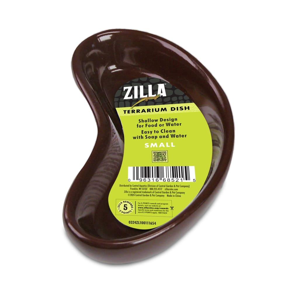 Retail package for Zilla Small Terrarium Dish