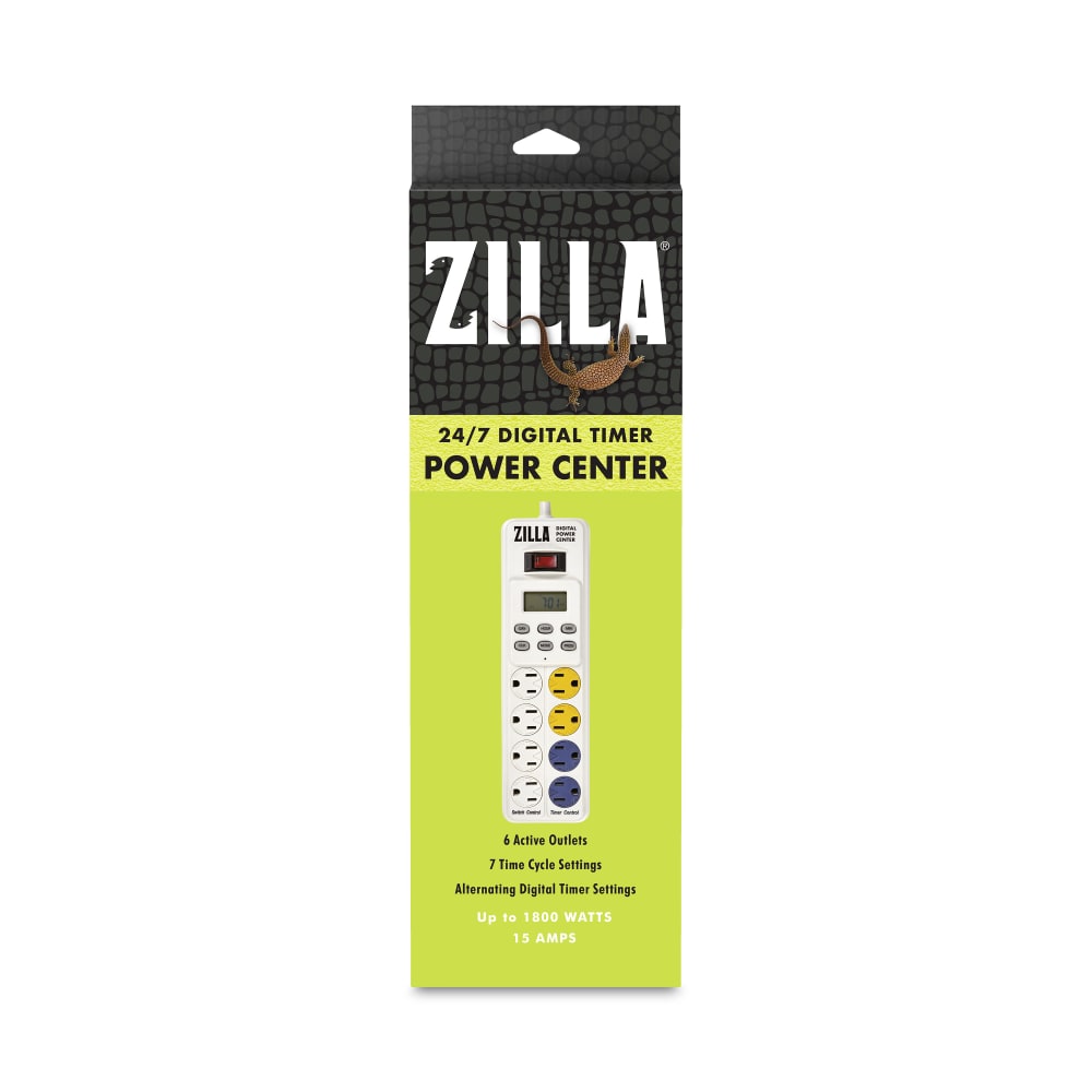 Front image of  Zilla 24/7 Digital timer Power center