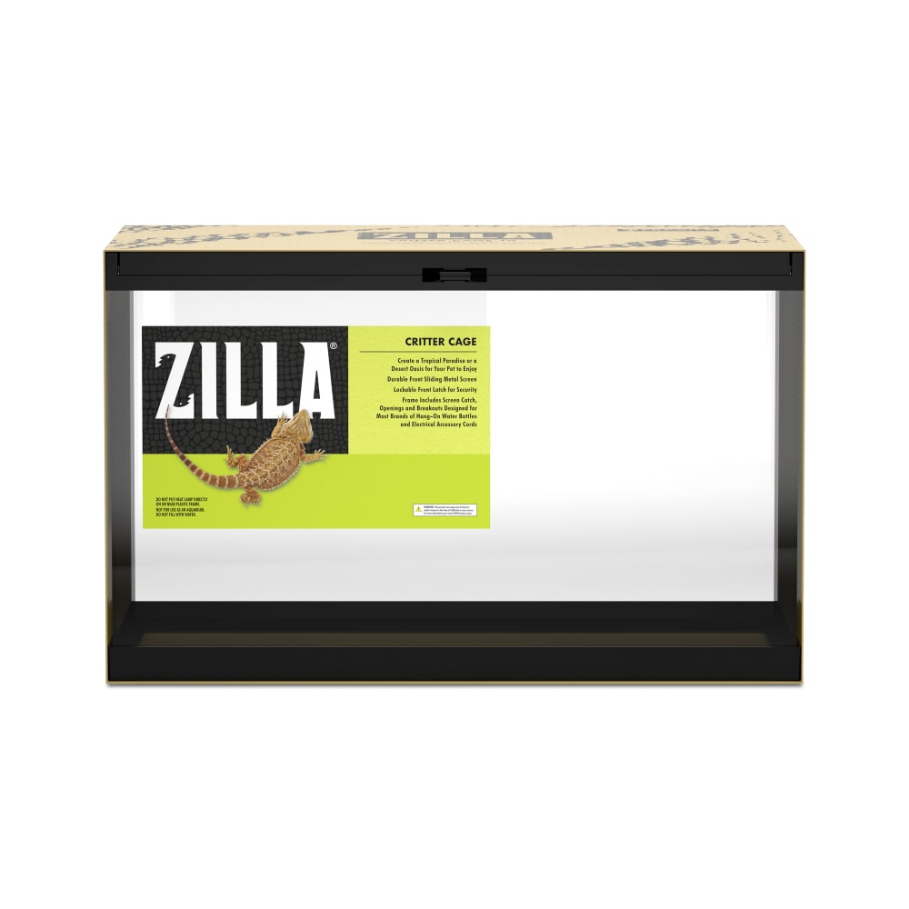 Front image of Zilla Critter cage enclosure