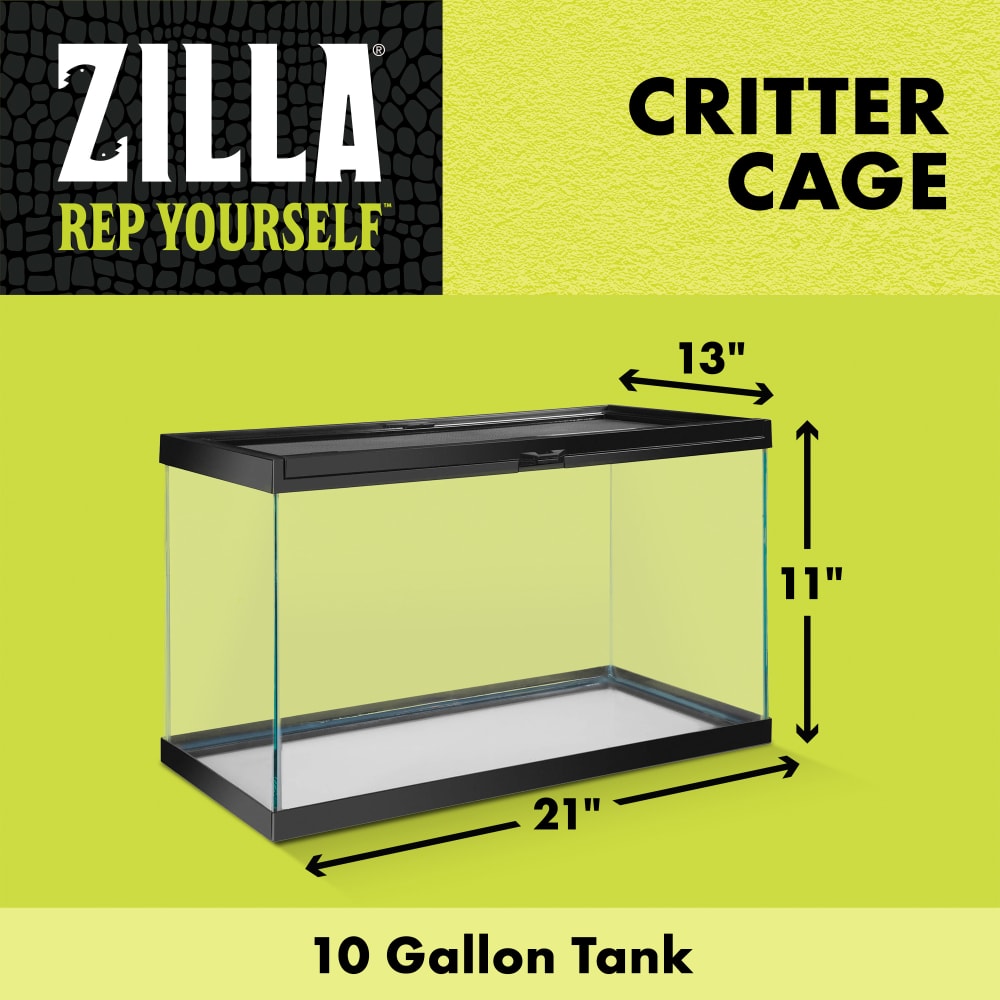 Dimensions of Zilla Critter cage enclosure