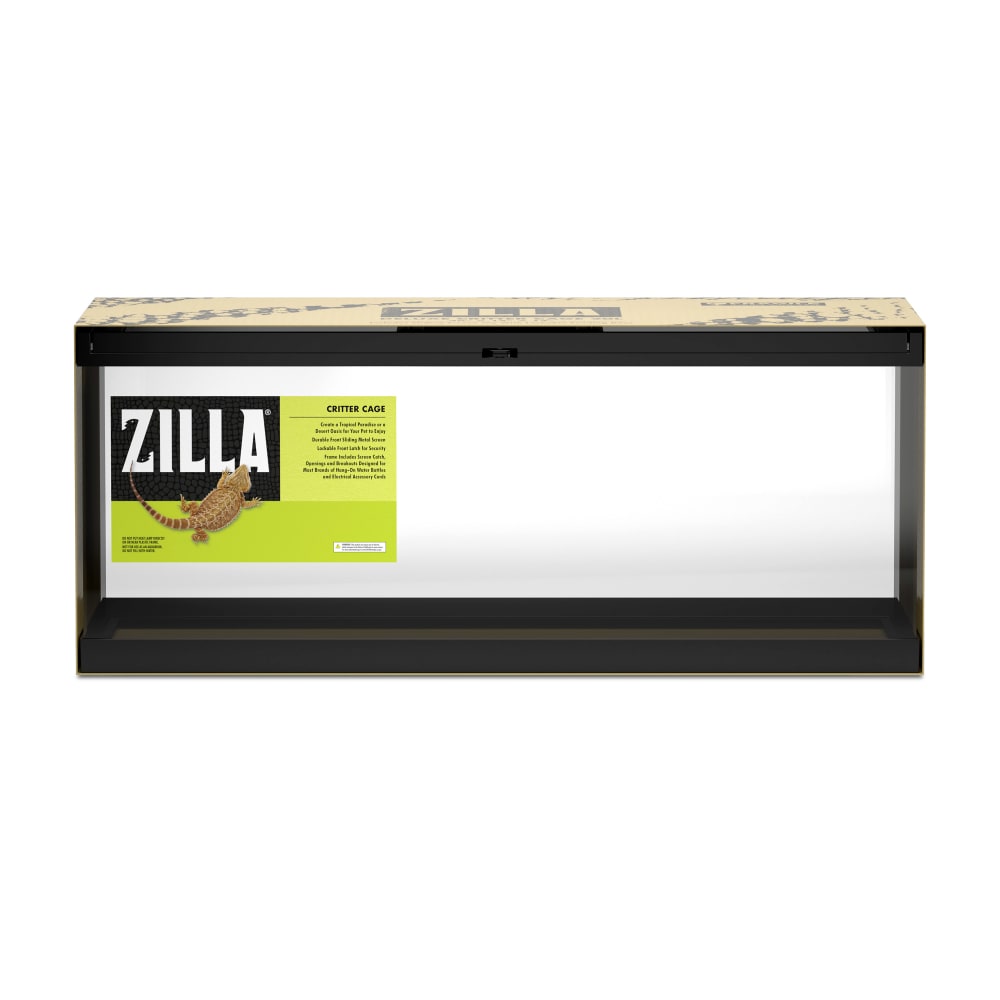Front image of  Zilla Deluxe Critter cage enclosure