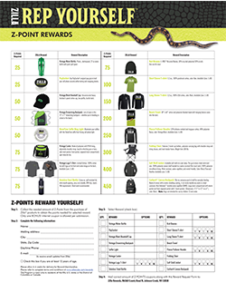 z-points order form
